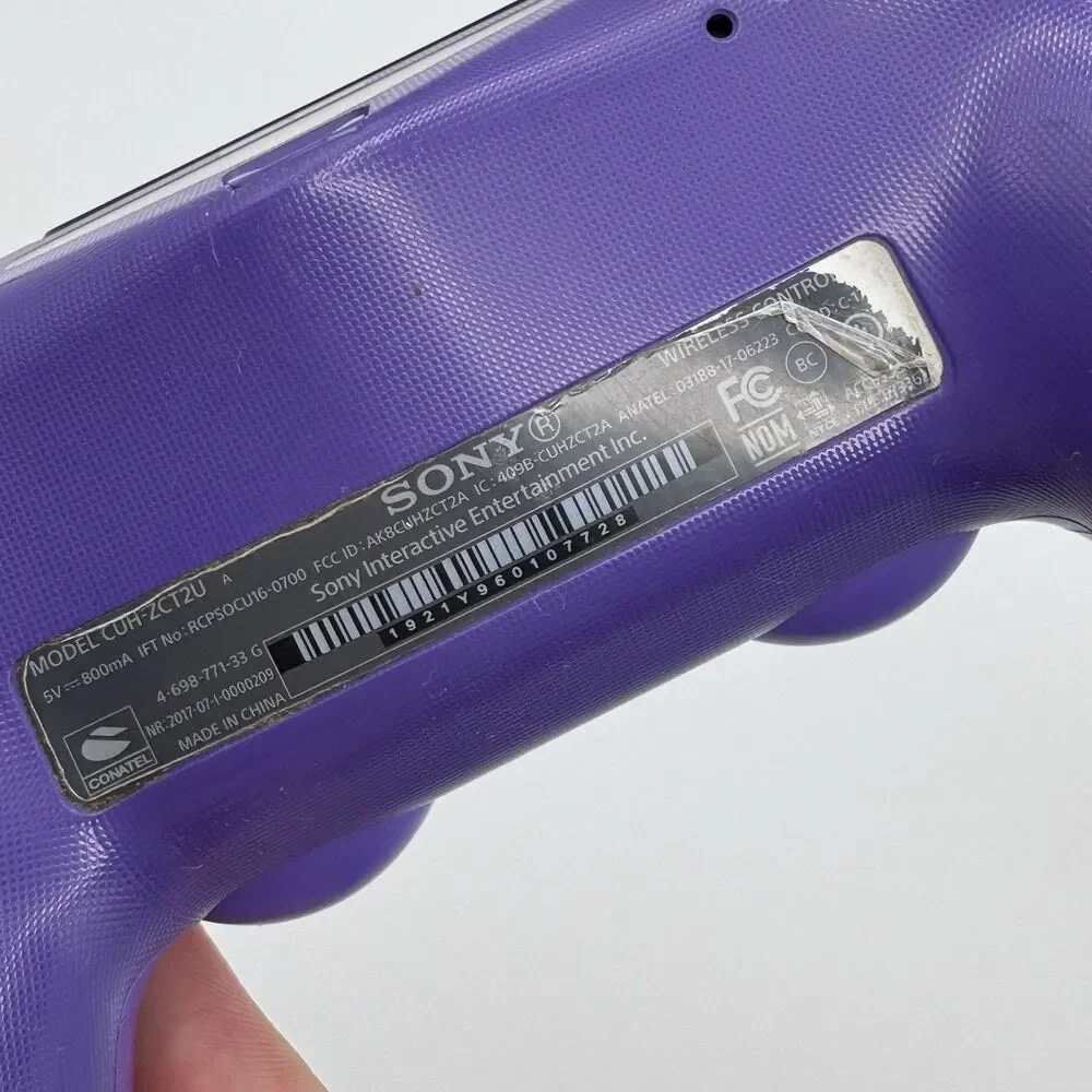 Sony PS4 DualShock 4 Wireless Controller Galactic Purple CUH-ZCT2U Tested